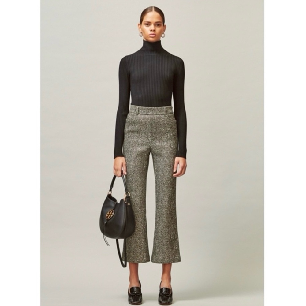 NEW Tory Burch Printed Donegal High Waist Pant